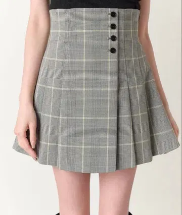 snidel 사이드 플리츠 스커트 숏 팬츠