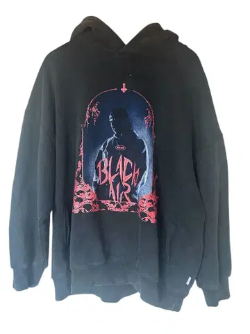 BLACK AIR 오버 사이즈 후드티