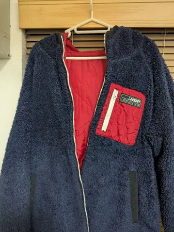 LAUNDRY 리버서블 자켓 네이비/레드