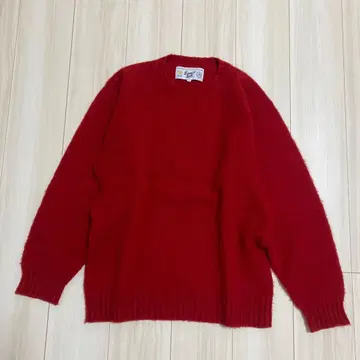 LAURENCE J. SMITH 셰틀랜드 크루넥 니트 L