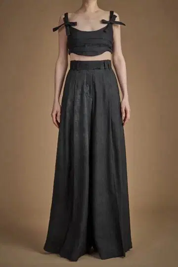 [ HAENGNAE ] KISHIMEN SILK WIDE PANTS