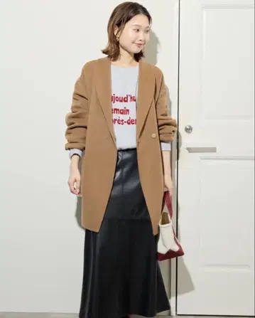 [슬로브 이에나] 스무스 오버 로고 니트 2025AW