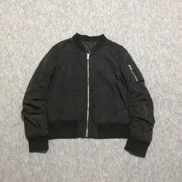 MA-1 플라이트 자켓 블랙 N-2B 여성용 XL 사이즈