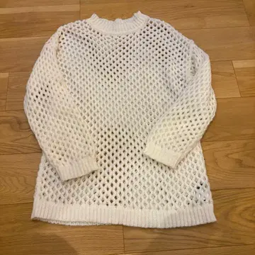 화이트 니트 스웨터 F 사이즈