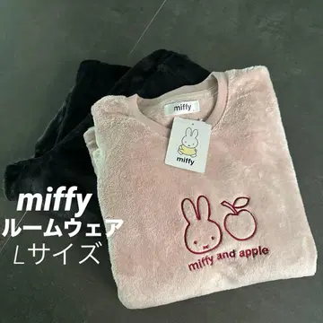 새상품 miffy 미피 복슬복슬 보들보들 룸웨어 상하의 핑크