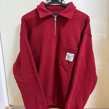 REMEMBER 하프 지퍼 맨투맨