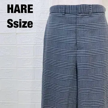 HARE 하레 체크 무늬 캐주얼 팬츠 0051