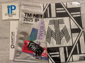 TM NETWORK 2025 IP 혜택 스티커, 반다나 등