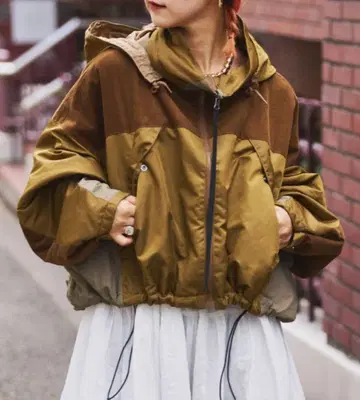 에신타 리버서블 충전솜 숏 몬스터 자켓