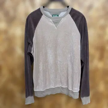 디럭스 바이컬러 래글런 슬리브 트레이닝복