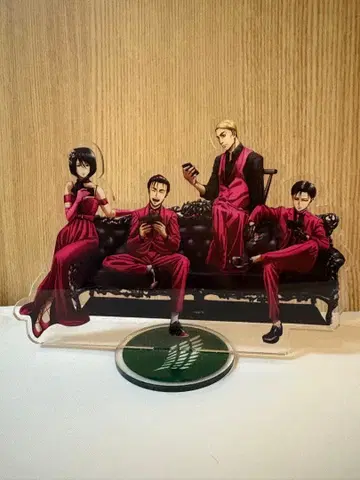 진격의 거인 GYAO! 리바이 엘빈 미카사 엘렌 아크릴 스탠드