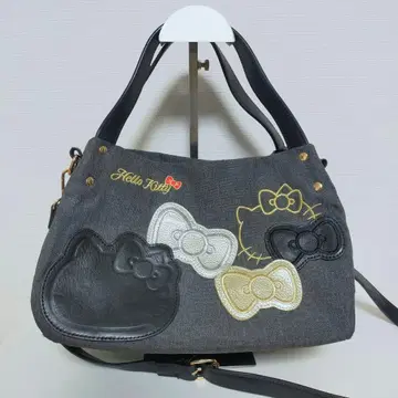 헬로키티 블랙 숄더백 Y2K