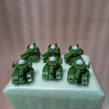 SD 건담 풀컬러 커스텀 07 마제라 어택 6체 세트 JUNK