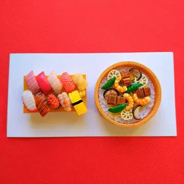 대특가 미니어처 후드 식품 샘플 니기리 스시 치라시 스시