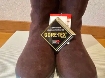 TOP DRY 23.5cm GORE-TEX 퍼 달린 브라운 롱 부츠