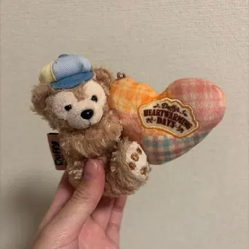 더피 더피앤프렌즈 스트랩 하트형 쿠션 포함