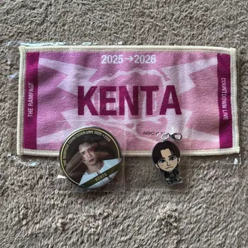 카미야 켄타 네임 미니 타월 캔뱃지 캐릭터 아크릴 참 란페 카우콘