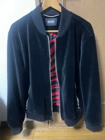 hugo boss 집업 봄버 자켓 블랙 46