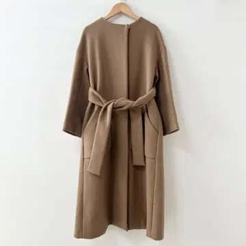 베르메이유 페예나 Super100s 멜톤 텐트 라인 코트