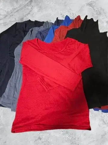 하이넥 이너 속기모 유니클로 등 여러가지 7장 플러스 1 세트