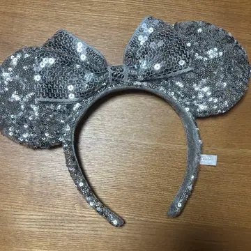 실버 리본 포함 머리띠