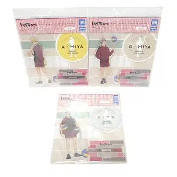 하이큐!! 아침 전신 아크릴 스탠드 미야 아츠무 미야 오사무 키타 신스케