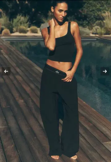 alo yoga Suit Up 트라우저 (레귤러) XXS