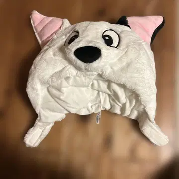 강아지 캐릭터 모자 귀달이 플리스