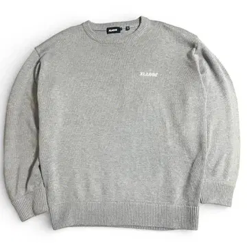 XLARGE STANDARD LOGO KNIT 그레이 L 원포인트 로고