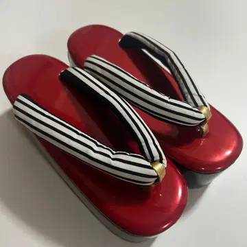 초통굽 조리 스트라이프 하나오 마이코 게이샤 기모노 스키 구락부 462