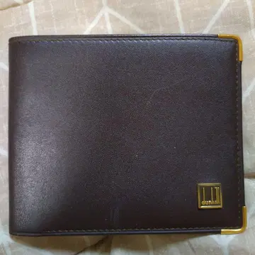 [ 미사용 ] Dunhill 브라운 접이식 지갑
