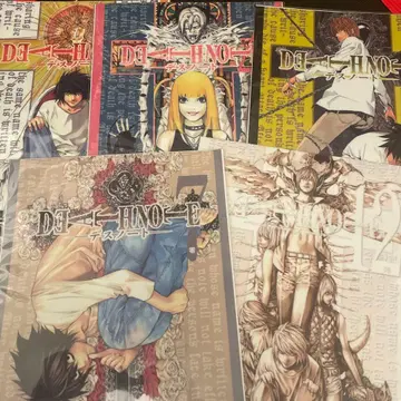 데스노트 제일복권 1번복권 F상 클리어 포스터 5종