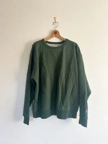 챔피온 올리브 그린 XL 크루넥 트레이닝복