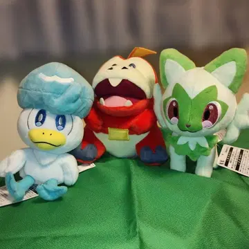 포켓몬 봉제 인형 스타팅 3종 SV 세트