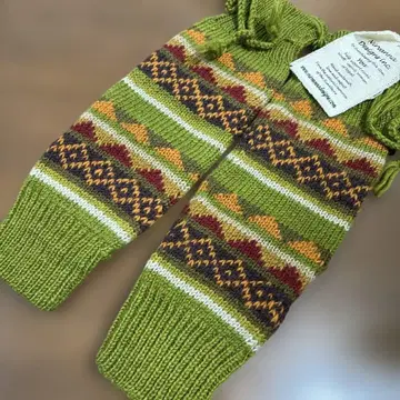 네팔제 암워머 니트 핸드니트