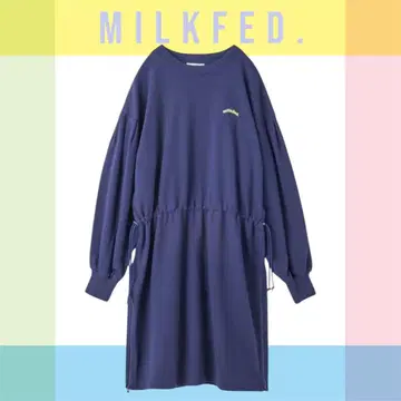 WEST DRAWSTIRNG SWEAT DRESS MILKFED.