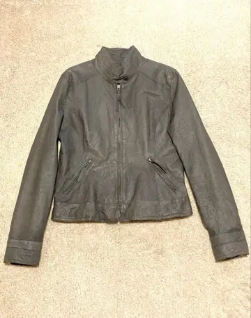 [새상품급] BB DAKOTA 라이더스 리얼 가죽 자켓 그레이