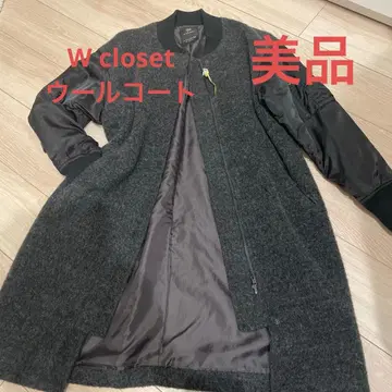 Wcloset 울 코트, MA1 새상품급