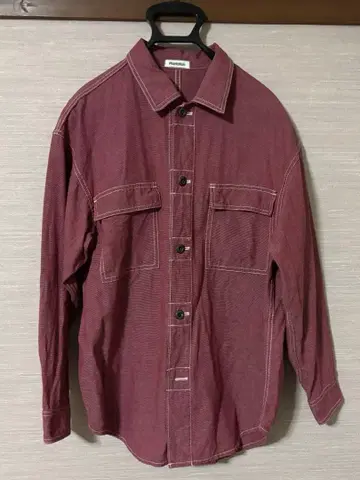 [ Plantation ] 빨간색 긴팔 셔츠