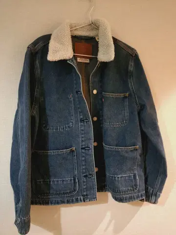 LEVI'S PREMIUM 보아 옷깃 데님 자켓