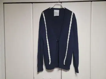 PAUL MEMOIR 네이비 니트 가디건 사이즈 50