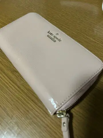 케이트 스페이드 베이지 핑크 장지갑