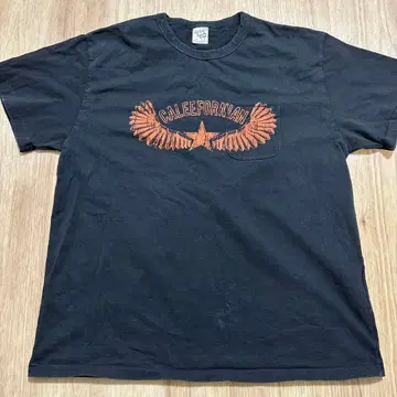 CALEE 포켓T셔츠 XL 블랙