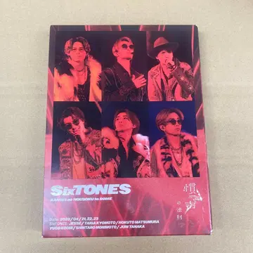 SixTONES LIVE DVD 관성의 법칙 Blu-ray CD 새상품급