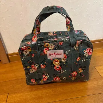 Cath Kidston 꽃무늬 핸드백 그린 중형