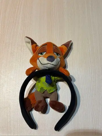 닉 와일드 헤어밴드 봉제 인형