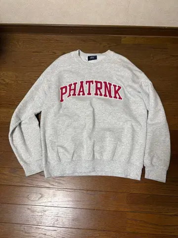 PHATRNK 그레이 크루넥 맨투맨