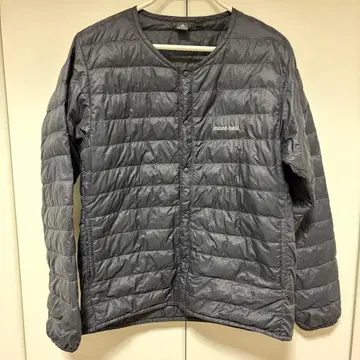 mont-bell 스페리오 다운 라운드넥 자켓 블랙 수납 봉투 있음