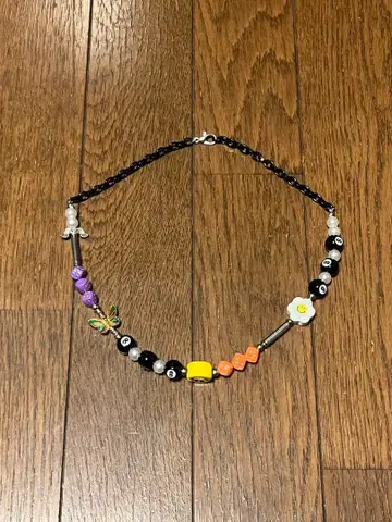 컬러풀 비즈 목걸이