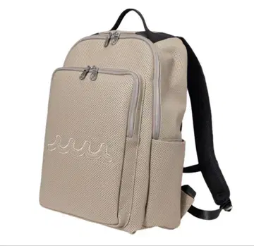 Muta 베이지 펀칭 백팩